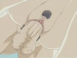 Rule 34 | 00s, animated, animated gif, clitoris, male pubic hair, nogami suzuka, nude, penis, pubic hair, pussy, sex, testicles, thighs, uncensored, vaginal, yakin byoutou