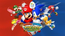 Rule 34 | 1girl, 5boys, back-to-back, ball, blue eyes, copyright name, crossover, diving, gloves, green eyes, jpeg artifacts, knuckles the echidna, luigi, mario, mario &amp; sonic at the olympic games, mario &amp; sonic at the rio 2016 olympic games, mario (series), multiple boys, nintendo, official art, paddle, princess peach, purple eyes, sega, shoes, sneakers, soccer ball, sonic (series), sonic the hedgehog, sweat, table tennis paddle, tails (sonic), volleyball, volleyball (object), white gloves
