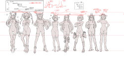 Rule 34 | 10s, 6+girls, absurdres, boots, breasts, chart, cosmic (crownclowncosmic), female focus, flat color, fusou (kancolle), glasses, headgear, height chart, height difference, high heels, highres, ise (kancolle), kantai collection, kirishima (kancolle), kongou (kancolle), long hair, monochrome, multiple girls, musashi (kancolle), mutsu (kancolle), nagato (kancolle), no pussy, nude, outline, ponytail, short hair, single thighhigh, spot color, thighhighs, topless, twintails, white background, yamato (kancolle)