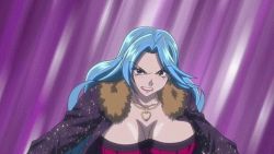 Rule 34 | 00s, 1girl, animated, animated gif, belt, blue hair, bouncing breasts, breast beam, breasts, demon girl, flying, high heels, jacket, jewelry, kurono ageha, large breasts, laser, mature female, nail polish, necklace, non-web source, purple eyes, rosario+vampire, rosario+vampire capu2, screencap, shoes, skirt, solo, weapon