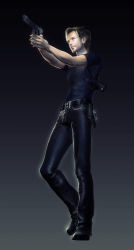 Rule 34 | 1boy, bruce mcgivern, capcom, gun, highres, male focus, resident evil, resident evil: dead aim, solo, tagme, weapon