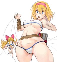 Rule 34 | 1girl, alice margatroid, blonde hair, blue eyes, open mouth, sachito, surprised, tagme, touhou