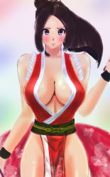 Rule 34 | breasts, fatal fury, large breasts, ponytail, shiranui mai, solo