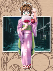 Rule 34 | 1990s (style), cardcaptor sakura, child, d-ten, hand fan, japanese clothes, kimono, kinomoto sakura, retro artstyle