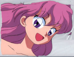Rule 34 | 1990s (style), akazukin chacha, marin (marine-sky-earth), nude, open mouth, pink hair, retro artstyle, tagme