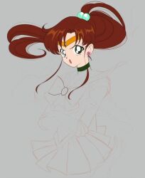 Rule 34 | 1girl, :o, angry, animated, bishoujo senshi sailor moon, bow, bowtie, breasts, brooch, brown hair, choker, crossed arms, earrings, elbow gloves, electricity, female focus, gloves, green eyes, green skirt, jewelry, kino makoto, long hair, looking at viewer, magical girl, making-of, medium breasts, miniskirt, open mouth, pink bow, pink bowtie, ponytail, sailor jupiter, school uniform, simple background, sketch, skirt, small breasts, sol lennon, solo, sound, tagme, tiara, video, white gloves