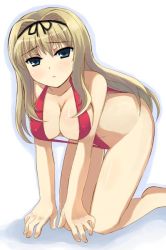 Rule 34 | 00s, kusugawa sasara, otoutogimi, simple background, slingshot swimsuit, solo, swimsuit, tagme, to heart (series), to heart 2, white background