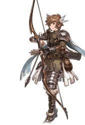 Rule 34 | 10s, 1boy, alpha transparency, arrow (projectile), bow (weapon), brown eyes, brown hair, drawing bow, feather hair ornament, feathers, full body, gran (granblue fantasy), granblue fantasy, feather hair ornament, holding bow (weapon), male focus, minaba hideo, official art, pouch, quiver, ranger (granblue fantasy), short hair, solo, transparent background, weapon