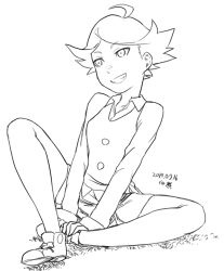 Rule 34 | 10s, 1girl, amanda o&#039;neill, little witch academia, monochrome, simple background, solo, tagme