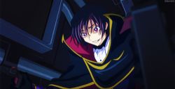 Rule 34 | 1boy, animated, animated gif, code geass, closed eyes, laughing, lelouch vi britannia, lowres, male focus, open mouth, purple eyes, purple hair, solo, teeth, tongue