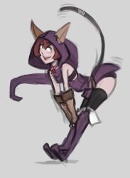 Rule 34 | animal ears, arbuz budesh, bent over, boots, brown eyes, brown hair, cat ears, cat girl, cat tail, gloves, jacket, leather, leather belt, leather boots, leather gloves, leather jacket, nathy, short hair, sketch, tail