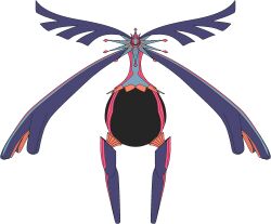 Rule 34 | cherubimon, cherubimon (vice), cherubimon (vice) x-antibody, digimon, digimon (creature), highres, long ears, looking at viewer, open mouth, orb, solo, transparent background