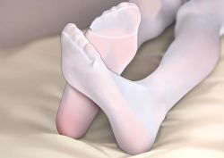 Rule 34 | 1girl, close-up, commentary request, feet, feet only, hyouuma, no shoes, original, pantyhose, soles, solo, white pantyhose