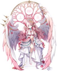 Rule 34 | 1girl, angel wings, apple, blue ribbon, blunt bangs, bow, breasts, chest jewel, dress, empty eyes, eve (eversoul), eversoul, feathered wings, flower, food, frilled dress, frilled socks, frills, fruit, full body, game cg, gem, grey eyes, hair bow, hairband, highres, holding, holding food, holding fruit, kneehighs, lolita fashion, lolita hairband, long hair, looking at viewer, medium breasts, non-web source, official alternate costume, official alternate hair color, official art, parted lips, pillar, pink dress, pink flower, pink footwear, pink hair, pink headwear, pink ribbon, pink rose, plant, red apple, red gemstone, ribbon, rose, short sleeves, single sidelock, sitting, socks, solo, spiked wings, sweet lolita, tachi-e, thighs, transparent background, tree, two-tone wings, vines, white socks, white wings, wings, yellow bow, yellow flower, yellow rose