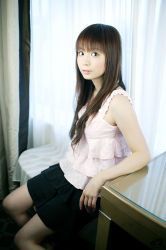 Rule 34 | highres, miniskirt, nakagawa shoko, photo (medium), skirt, tagme, tank top