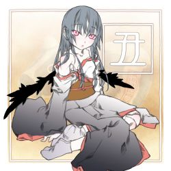 Rule 34 | 00s, bare shoulders, doll joints, japanese clothes, joints, kakashichi, kimono, long hair, pink eyes, rozen maiden, silver hair, solo, suigintou, tabi, wings