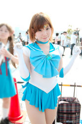 Rule 34 | bishoujo senshi sailor moon, cosplay, mizuno ami, photo (medium), sailor mercury, school uniform, serafuku, yomomi