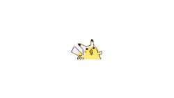 Rule 34 | :o, creatures (company), cropped torso, game freak, gen 1 pokemon, highres, meme, nintendo, open mouth, pikachu, pokemon, pokemon (creature), simple background, solo, standing, surprised pikachu (meme), tahk0, white background
