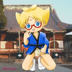 Rule 34 | bakugan, blonde hair, glasses, marukura chouji, tagme
