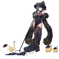 Rule 34 | 1girl, animal ears, aqua eyes, azur lane, black footwear, black headwear, black thighhighs, breasts, capelet, cheshire (azur lane), cheshire (cait sith crooner) (azur lane), china dress, chinese clothes, cleavage, dress, elbow gloves, flower, fur-trimmed capelet, fur trim, gloves, grin, highres, holding, holding microphone, large breasts, looking at viewer, manjuu (azur lane), microphone, multicolored hair, official alternate costume, official art, purple dress, see-through, see-through cleavage, short hair, smile, standing, streaked hair, thighhighs, thighs, transparent background, yyy (zelda10010)