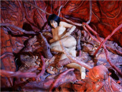 Rule 34 | asian, black hair, breasts, censored, photo (medium), sdmt-047, short hair, tentacles, topless, touch of tentacle orgasm