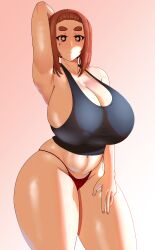 Rule 34 | 1girl, breasts, brown hair, huge breasts, kaii to otome to kamigakushi, large breasts, ogawa sumireko