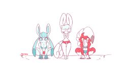 3girls 4th_of_july animated bikini blue_hair bouncing_breasts breasts claws creatures_(company) diives furry furry_female game_freak gen_4_pokemon gen_6_pokemon gen_7_pokemon glaceon legs long_hair looping_animation lycanroc lycanroc_(midnight) meowstic meowstic_(female) multiple_girls nekomata nintendo open_mouth pokemon pokemon_(creature) sidelocks standing swimsuit united_states white_background white_hair