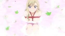 Rule 34 | animated, anime screencap, blonde hair, blue eyes, breasts, eden&#039;s zero, large breasts, long hair, nude, rebecca bluegarden, screencap, tagme, video