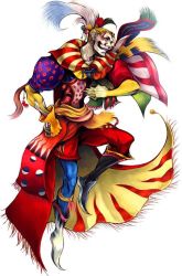 Rule 34 | 1990s (style), cefca palazzo, clown, dissidia final fantasy, final fantasy, final fantasy vi, nomura tetsuya, official art