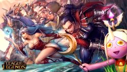 Rule 34 | :d, abs, ahri (league of legends), animal ears, armor, arrow (projectile), avengers: age of ultron, avengers (series), back, bald, bare shoulders, baron nashor, bat wings, beads, black air, blindfold, blue pants, blush, bodysuit, boots, bow (weapon), breasts, cape, cleavage, collarbone, colored sclera, colored skin, copyright name, covered eyes, crescent, crossbow, detached sleeves, facial mark, facing away, floating hair, from side, gauntlets, gem, gloves, grey gloves, grey skin, grin, hairband, helmet, high ponytail, highres, holding, holding weapon, horns, jewelry, knee boots, large breasts, league of legends, lee sin, lipstick, logo, looking to the side, makeup, marvel, marvel cinematic universe, multi-tied hair, multiple girls, muscular, necklace, open mouth, orb, outstretched arm, pants, parody, personification, ponytail, purple skin, quiver, red-framed eyewear, red-tinted eyewear, red cape, red eyes, running, shyvana, single horn, slit pupils, smile, soraka (league of legends), spikes, strapless, sunglasses, tail, tattoo, teeth, tinted eyewear, vayne (league of legends), wand, weapon, whisker markings, wings, yellow eyes, yellow sclera