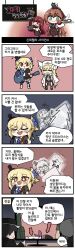 Rule 34 | + +, 4koma, 4others, 5girls, :&lt;, :3, = =, absurdres, animal, animal on head, apron, arrow (symbol), artist name, asymmetrical legwear, black cat, black dress, black hair, blonde hair, blue flower, blue ribbon, blush, brown apron, brown hair, brown skirt, carrying, cat, cat on head, chalkboard, chibi, christmas, christmas star, clip studio paint (medium), clone, closed eyes, closed mouth, coat, comic, commentary request, container, cup, dress, elbow gloves, finger to mouth, fingerless gloves, flower, food, fur hat, girls&#039; frontline, gloves, green eyes, guitar, hair between eyes, hair flower, hair ornament, hair ribbon, hand on own hip, hands on own hips, hat, height difference, highres, holding, holding instrument, holding plate, instrument, korean commentary, korean text, long hair, looking at another, looking at viewer, madcore, mini hat, mini top hat, mod3 (girls&#039; frontline), monitor, muffin, multiple girls, multiple others, nagant revolver (astral bond) (girls&#039; frontline), nagant revolver (girls&#039; frontline), nagant revolver (mod3) (girls&#039; frontline), neck ribbon, official alternate costume, on head, one side up, open mouth, out of frame, paper, plate, pointing, red eyes, ribbon, single elbow glove, skirt, smile, sparkle, springfield (girls&#039; frontline), sweatdrop, teacup, teeth, top hat, translation request, tree, trembling, triangle mouth, upper teeth only, usas-12 (girls&#039; frontline), ushanka, very long hair, wa2000 (girls&#039; frontline), wavy eyes, white coat