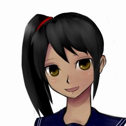 Rule 34 | 1girl, dark skin, keiohsawa, original, school uniform, smile