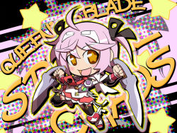Rule 34 | + +, chibi, cute (queen&#039;s blade), dual wielding, holding, nom, purple hair, queen&#039;s blade, queen&#039;s blade spiral chaos, short hair, solo, star (symbol), sword, symbol-shaped pupils, weapon