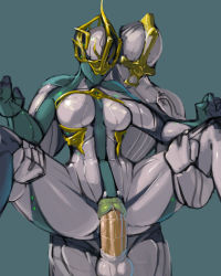 Rule 34 | 1boy, 1girl, artist request, clothed sex, excalibur (warframe), excalibur prime (warframe), held up, hetero, nyx (warframe), nyx prime (warframe), penis, pussy, pussy juice, reverse suspended congress, sex, sex from behind, sketch, source request, uncensored, vaginal, warframe
