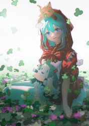 Rule 34 | 1girl, absurdly long hair, absurdres, alternate hair length, alternate hairstyle, apron, aqua eyes, aqua hair, artist name, artist request, back bow, basket, blue eyes, blue hair, bottle, bow, bowtie, bracelet, clover club (vocaloid), cosplay, dress, dress bow, female focus, frilled apron, frilled dress, frills, hat, hatsune miku, highres, jewelry, little red riding hood, little red riding hood (grimm), little red riding hood (grimm) (cosplay), long hair, looking at viewer, mikuzukin (module), misheyesgo, parted lips, project diva, project diva (series), project diva 2nd, puffy short sleeves, puffy sleeves, red bow, red bowtie, red dress, red footwear, red hood, red skirt, ribbon, ribbon-trimmed legwear, ribbon trim, short sleeves, skirt, smile, solo, thighhighs, twintails, very long hair, vocaloid, white thighhighs, wolf, yellow ribbon