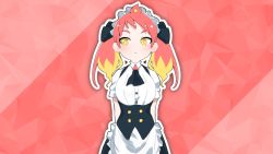 Rule 34 | 1girl, alternate costume, apron, black bow, black neckwear, black skirt, blonde hair, blush, bow, breasts, closed mouth, collared shirt, commentary request, dress shirt, enmaided, eyebrows hidden by hair, frilled apron, frills, gyari (imagesdawn), hair bow, highres, hikasa tomoshika, looking away, looking to the side, maid, maid headdress, medium breasts, multicolored hair, official art, red hair, shirt, short sleeves, skirt, solo, standing, thick eyebrows, two-tone hair, virtual youtuber, voms, waist apron, white apron, white shirt, yellow eyes