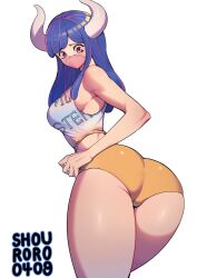Rule 34 | ass, highres, huge ass, one piece, short shorts, shorts, shouroro, thick thighs, thighs, ulti (one piece)