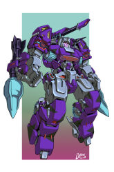 Rule 34 | character name, ct990413, decepticon, highres, looking ahead, mecha, megatron, missile, no humans, red eyes, robot, science fiction, shoulder cannon, solo, transformers