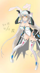 Rule 34 | boots, breasts, cleavage, elsword, eve (elsword), gloves, highres, leotard, tagme, thigh boots, thighhighs, yellow eyes
