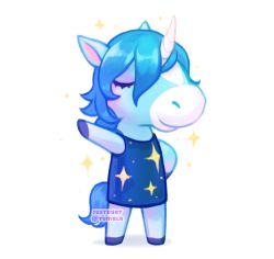Rule 34 | 1boy, airuko (justduet), animal ears, artist name, animal crossing, closed eyes, horns, horse, horse ears, horse tail, image sample, julian (animal crossing), lowres, male focus, nintendo, simple background, single horn, solo, sparkle, tail, tumblr sample, unicorn, white background