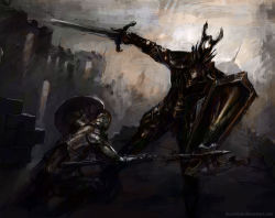Rule 34 | armor, dark souls (series), dark souls i, from software, halberd, highres, knight, polearm, shield, sword, weapon
