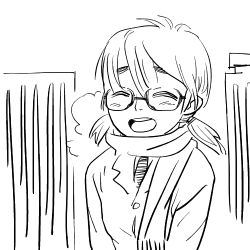 Rule 34 | child, glasses, lowres, outtake, scarf, twintails