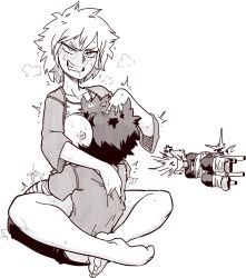 Rule 34 | 10s, 1girl, 2boys, age difference, angry, ass, bad id, bad tumblr id, bakugou katsuki, bakugou mitsuki, bare legs, between breasts, blush, boku no hero academia, breasts, cheating (relationship), femdom, forced to watch, full-face blush, greyscale, grin, hand on another&#039;s head, head between breasts, hetero, large breasts, leg lock, mature female, midoriya izuku, monochrome, mother and son, motherly netorare, multiple boys, netorare, nipples, open clothes, orgasm, restrained, saliva, sex, simple background, sitting, sitting on lap, sitting on person, smile, spiked hair, sweat, tenk, watching, white background