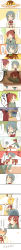 Rule 34 | 10s, 2girls, absurdres, blue eyes, blue hair, blush, comic, eating, food, hair ornament, hairclip, highres, long hair, long image, mahou shoujo madoka magica, mahou shoujo madoka magica (anime), miki sayaka, multiple girls, nuka (nukamochi), omelet, omurice, ponytail, red eyes, red hair, sakura kyoko, school uniform, short hair, smile, tall image, translation request, yuri