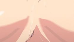 Rule 34 | 1girl, akane (namanaka hyaku percent!), animated, animated gif, blush, bouncing breasts, breasts, brown hair, large breasts, large nipples, namanaka hyaku percent!, nipples