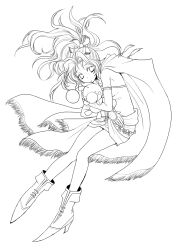 Rule 34 | 1girl, akmegu, animal, animal hug, ankle boots, antennae, bare shoulders, bead bracelet, beads, boots, bracelet, cape, closed eyes, creature, detached sleeves, dress, elbow gloves, final fantasy, final fantasy vi, gloves, high heel boots, high heels, highres, jewelry, knees together feet apart, lineart, looking at viewer, monochrome, moogle, no pupils, ponytail, strapless, strapless dress, tassel, tina branford, tube dress, waist sash