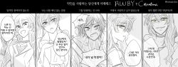 Rule 34 | 5girls, bad id, bad twitter id, blake belladonna, chart, cinder fall, commentary request, highres, multiple girls, ruby rose, rwby, sketch, translation request, weiss schnee, yang xiao long