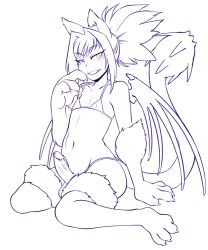 Rule 34 | 1boy, animal ears, animal hands, arm support, bare shoulders, bat wings, bikini, blush, claws, crossdressing, demon girl, demon wings, erection, full body, fur, gender request, genderswap, genderswap (ftm), grin, hand up, large wings, lineart, looking at viewer, male focus, manticore (monster girl encyclopedia), micro bikini, midriff, monochrome, monster boy, monster girl encyclopedia, navel, nyxon, nyxondyx, parted lips, penis, ponytail, prehensile tail, simple background, sitting, smile, solo, spikes, spines, swimsuit, tail, tailpussy, testicles, trap, uncensored, veins, veiny penis, wariza, white background, wings