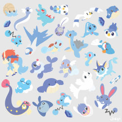 Rule 34 | artricahearts, azumarill, azurill, barboach, black eyes, blank eyes, brown eyes, closed mouth, commentary, creature, creatures (company), dewgong, dratini, eelektrik, english commentary, evolutionary stone, closed eyes, flat color, froakie, full body, game freak, gen 1 pokemon, gen 2 pokemon, gen 3 pokemon, gen 4 pokemon, gen 5 pokemon, gen 6 pokemon, gen 7 pokemon, grey background, horns, horsea, inkay, keldeo, keldeo (ordinary), lapras, latios, legendary pokemon, looking at viewer, mantyke, marill, mudkip, mythical pokemon, nintendo, no humans, omanyte, oshawott, phione, piplup, pokemon, pokemon (creature), poliwag, popplio, red eyes, shell, signature, simple background, single horn, sleeping, smile, spheal, spikes, squirtle, totodile, vaporeon, wailmer, wartortle, water stone, wingull
