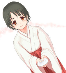 Rule 34 | 1girl, 29 (artist), hakama, hakama skirt, japanese clothes, miko, red hakama, skirt, solo